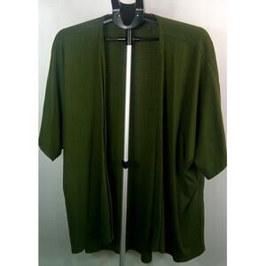 The Zig Zag Army Green Women's Kimono Small